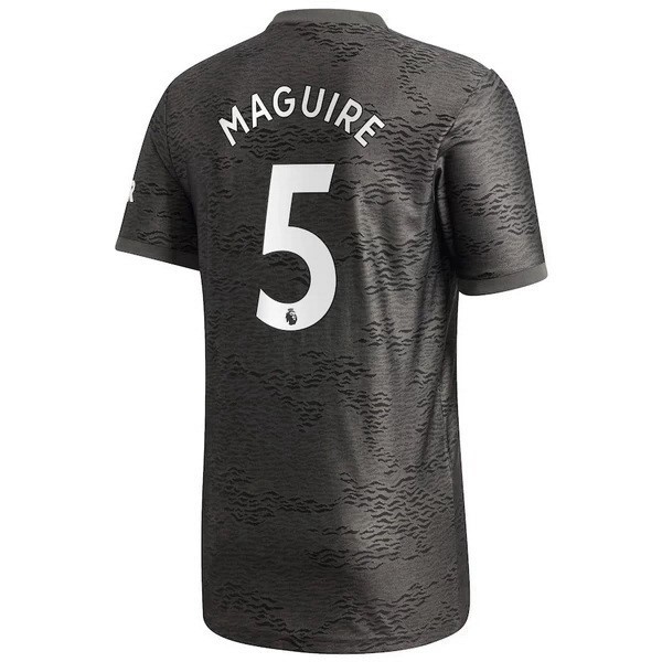 Camiseta Manchester United NO.5 Maguire Segunda equipo 2020-2021 Negro